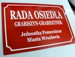 Tablica płaska "Rada Osiedla", wymiar: 50 x 35 cm